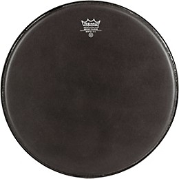 Remo Black Suede Emperor Tenor Drumhead with Crimplock Black Suede 6