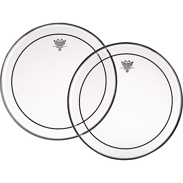 Remo Marching Pinstripe Pro Pack with Free 10 in. Clear Pinstripe Drum Head Clear 6, 8, 10, 12, 13