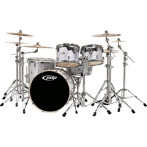PDP by DW Platinum Finishply Tom 7 x 8 Black Oyster Sparkle