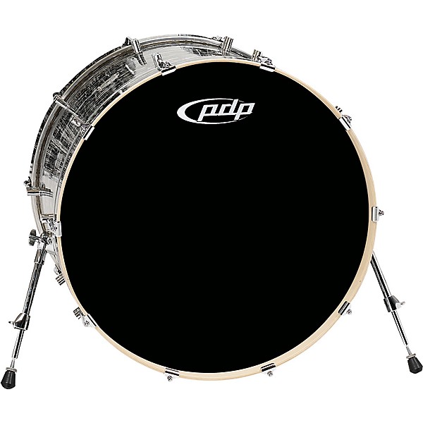 PDP by DW Platinum Finishply Bass Drum 22 x 18 in. Black Oyster Sparkle