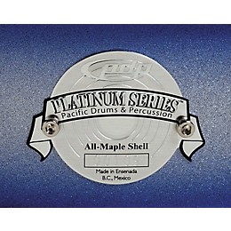 PDP by DW Platinum Lacquer Bass Drum 22 x 18 in. Black Mirra