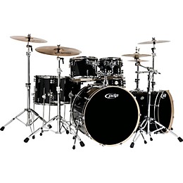 PDP by DW Platinum Lacquer Bass Drum 22 x 18 in. Black Mirra