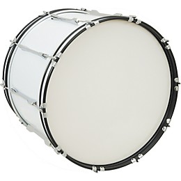 Verve X Series Marching Bass Drum White 24X14