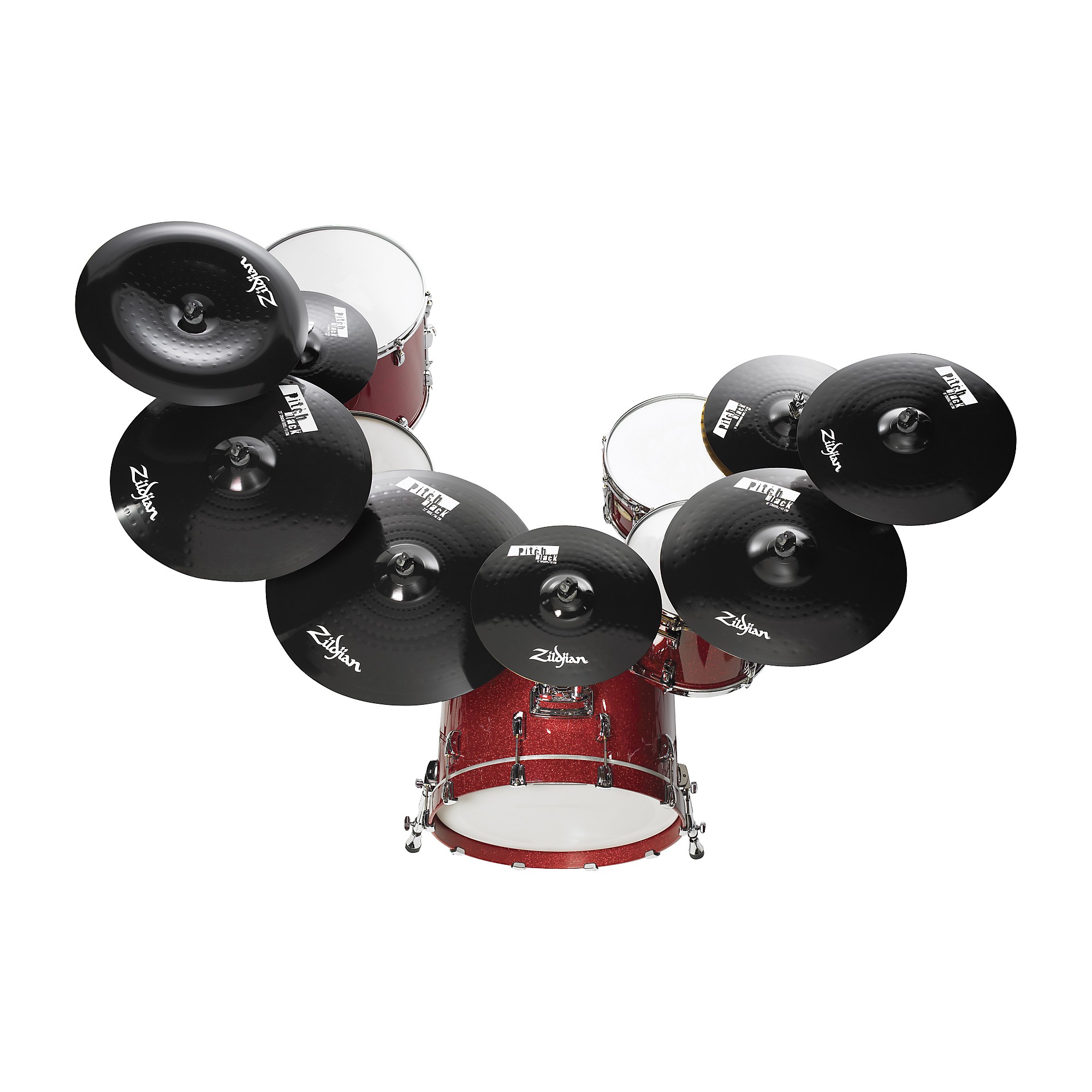 チキチキブラックL Zildjian Pitch Black China Cymbal 18 in. | Guitar Center