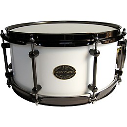 Noble & Cooley Alloy Classic Snare 13 x 6 in. White