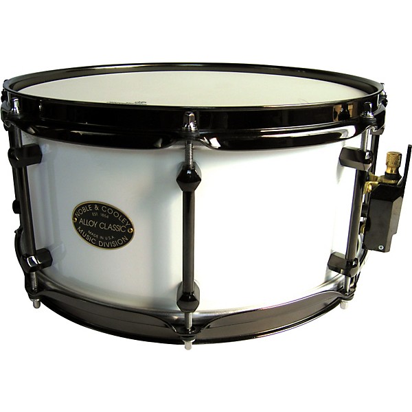 Noble & Cooley Alloy Classic Snare 13 x 6 in. White