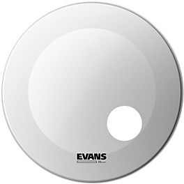 Evans EQ3 Coated White Resonant Bass Drum Head White 22" Evans EQ3 Coated White Resonant Bass Drum Head 20 in.