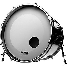 Evans EQ3 Coated White Resonant Bass Drumhead White 22"