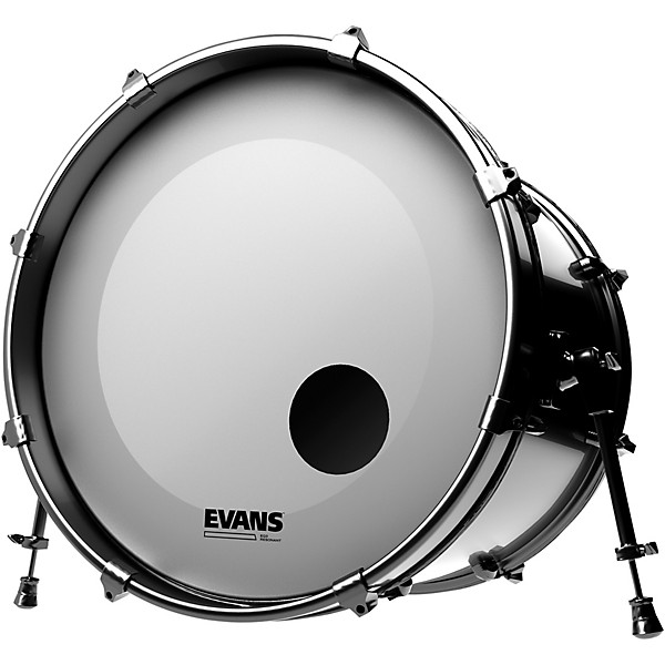 Evans EQ3 Coated White Resonant Bass Drumhead 24 in.