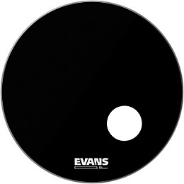 Open Box Evans EQ3 Black Resonant Bass Drumhead Level 1 18 in.