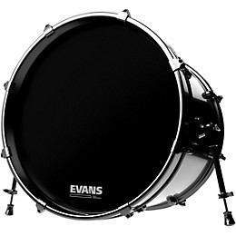 Evans EQ3 Black Resonant Bass Drum Head 18 in.