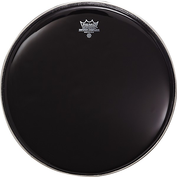 Remo Emperor Crimplock Marching Drumhead Ebony 14 in. Ebony