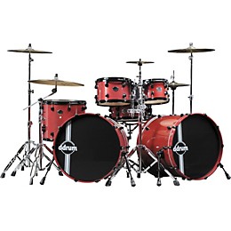 ddrum Defiant 6-Piece Red Sparkle Double Bass Shell Pack