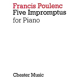Chester Music 5 Impromptus for Piano Music Sales America Series