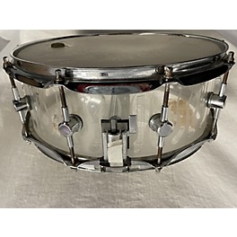 Used Spaun 5.5X14 5.5X14 Acrylic Snare Drum Drum