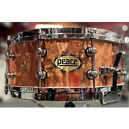 Used Peace 5.5X14 Hammered Copper Drum