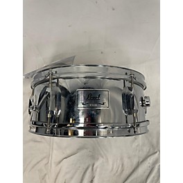 Used Pearl 5.5X14 STEEL SHELL SNARE Drum