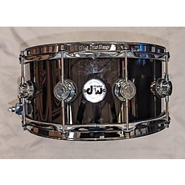 Used DW 5.5X14.5 Collector's Series Snare Black Nickel Over Brass Drum