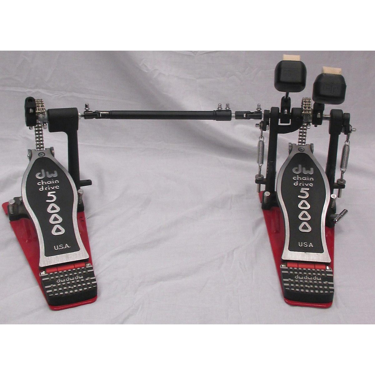 Used DW 5000 Series Double Double Bass Drum Pedal Guitar Center