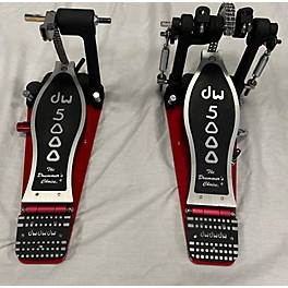 Used DW 5000 Series Double Double Bass Drum Pedal