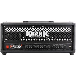 Krank Rev SST 200W Hybrid Guitar Amp Head Black Black Grill