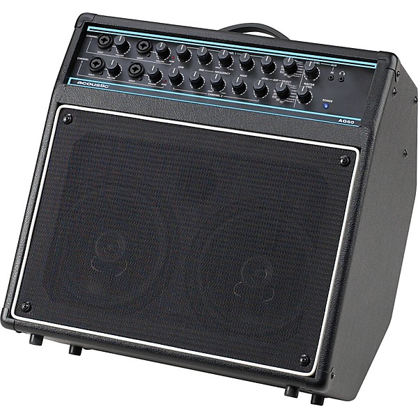 Acoustic AG60 60W 2x8 Acoustic Guitar Combo Amp Black