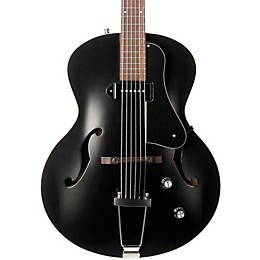 Open Box Godin 5th Avenue Kingpin Archtop Hollowbody Electric Guitar With P-90 Pickup Level 1 Black