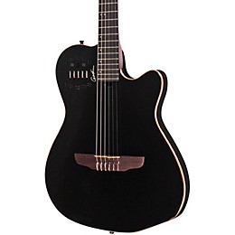 Godin ACS-SA Slim Nylon-String Cedar Top Acoustic-Electric Guitar Black Pearl