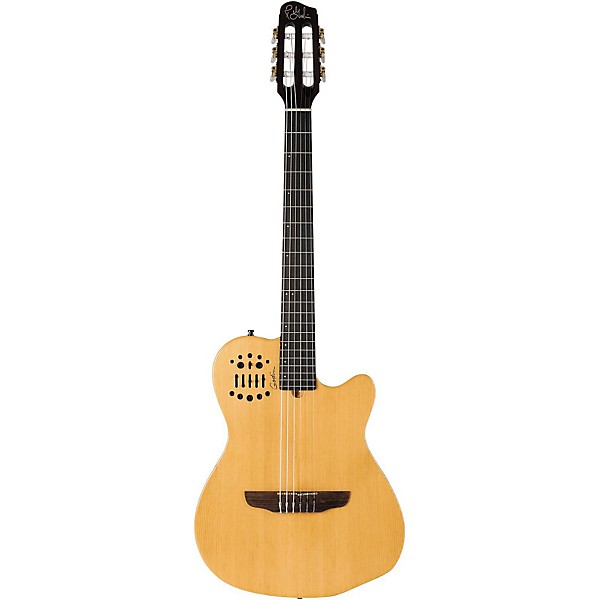 Open Box Godin ACS-SA Slim Nylon String Cedar Top Acoustic-Electric Guitar Level 2 Semi-Gloss Natural 190839661340