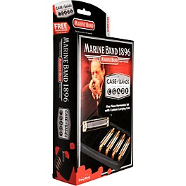 Hohner Case of Marine Bands Harmonica 5-Pack