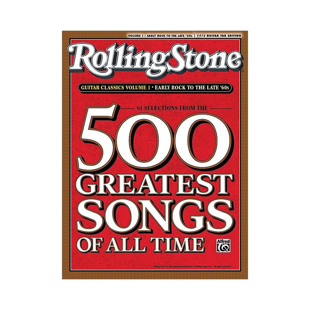 Rolling Stone 500 Greatest Songs Of All Time Guitar Classics Vol. 1