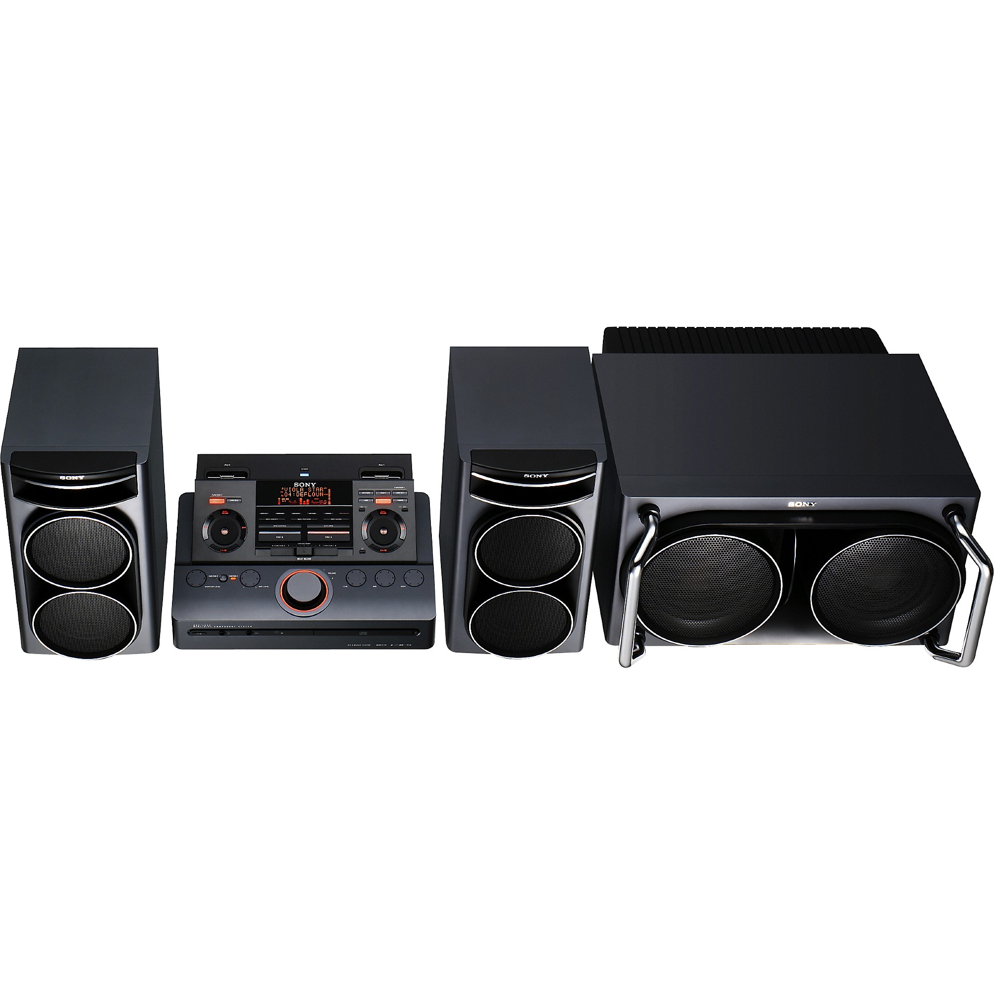 Open Box Sony LBT-DJ2i Muteki XROSSFADE Dual iPod DJ