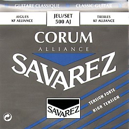 Savarez 500AJ Alliance Trebles Corum Basses High Tension Nylon Guitar String Set