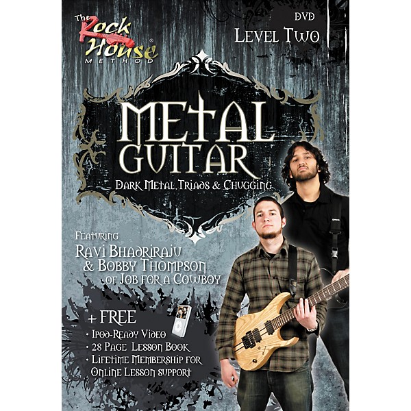 Hal Leonard Metal Guitar- Dark Metal, Triads & Chugging Level 2, Featuring Ravi Bhadriraju and Bobby Thompson (DVD)