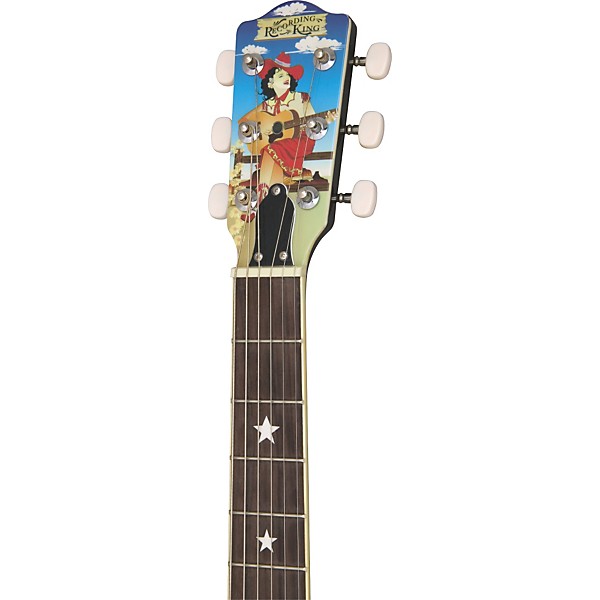 ギター lovelymusic Recording King RG-100 Acoustic 7/8 Scale Art Guitar Rodeo