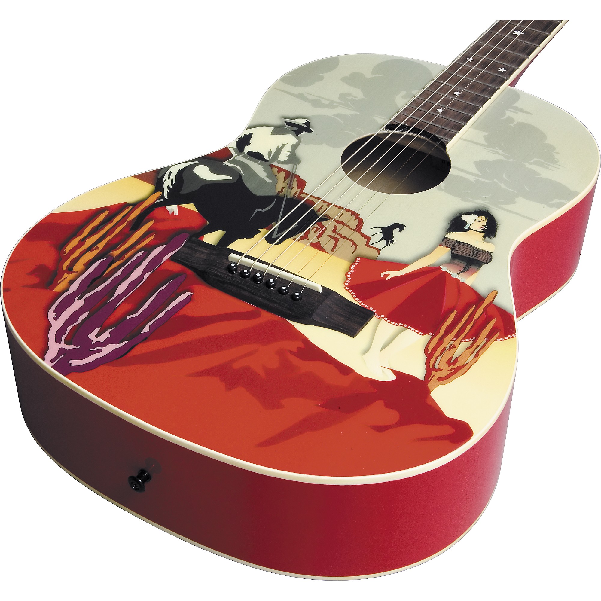 Recording King RG-100 Acoustic 7/8 Scale Art Guitar The