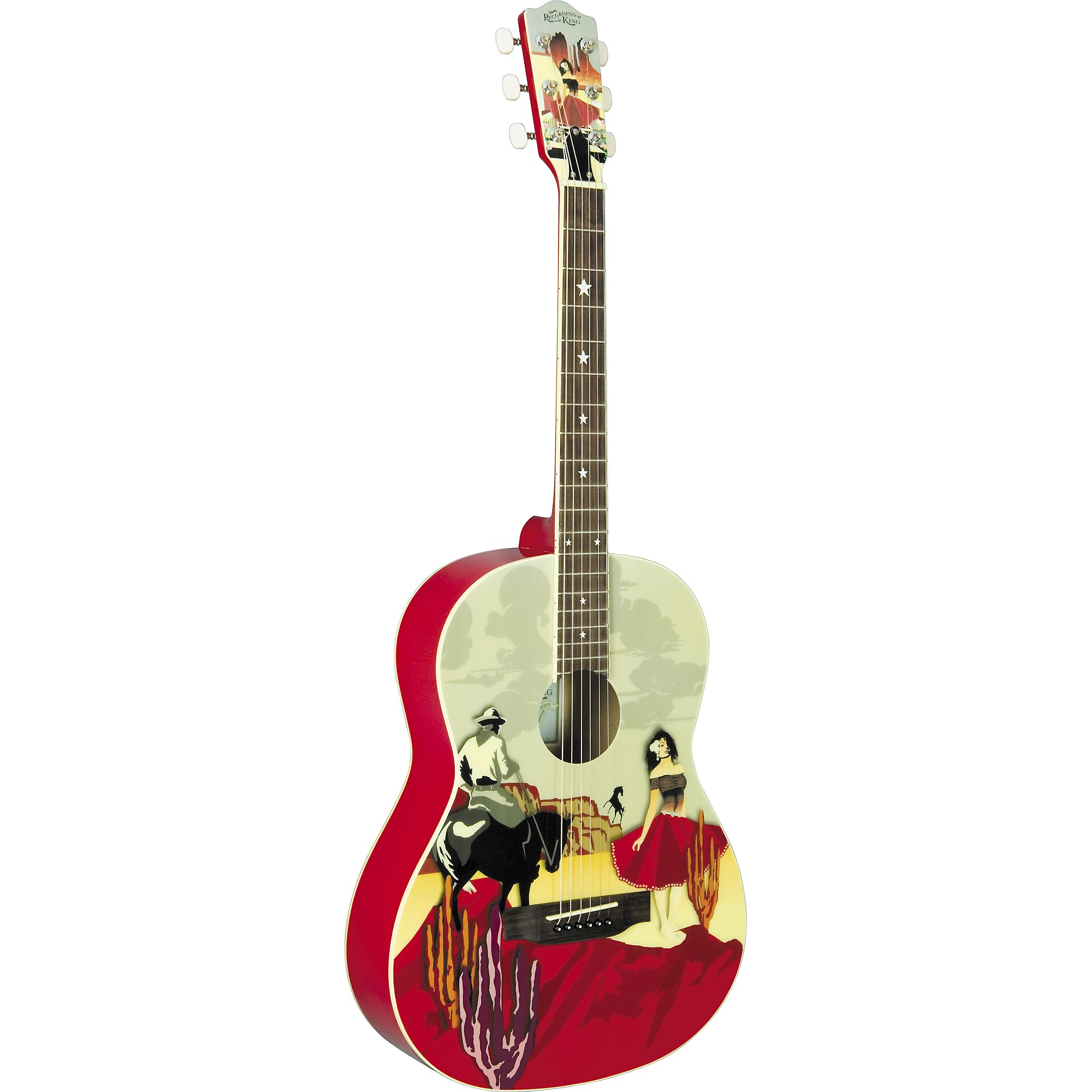 Recording King RG-100 Acoustic 7/8 Scale Art Guitar The