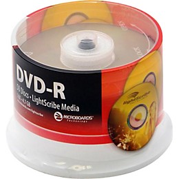 Microboards LightScribe Recordable/Printable DVD-R 16X