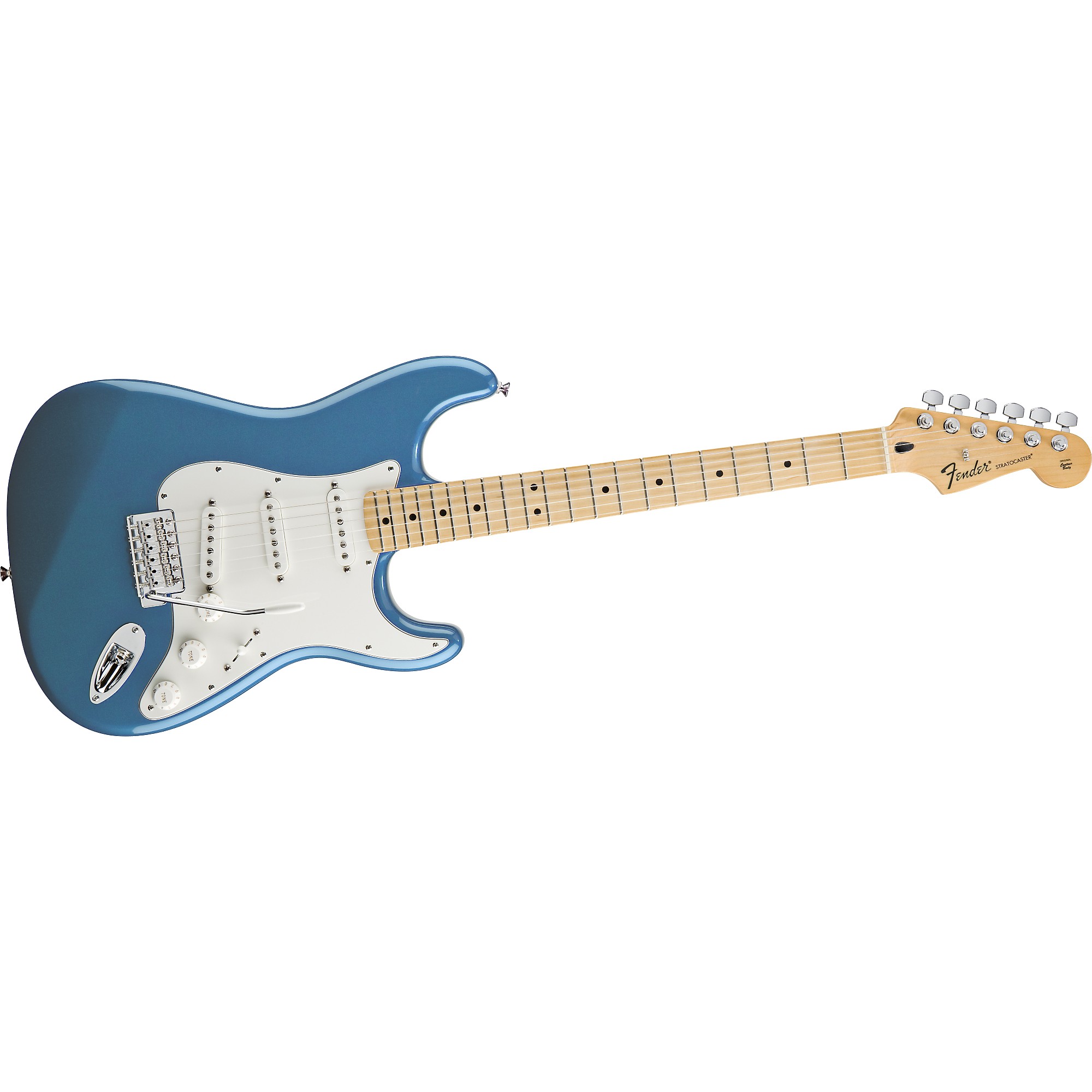 Fender Standard Stratocaster Electric Guitar Lake Placid Blue 