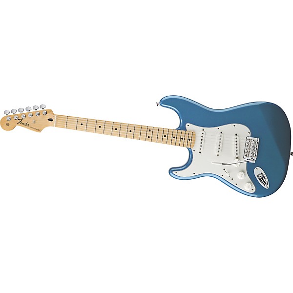 Fender Left-Handed Standard Stratocaster Electric Guitar Lake 