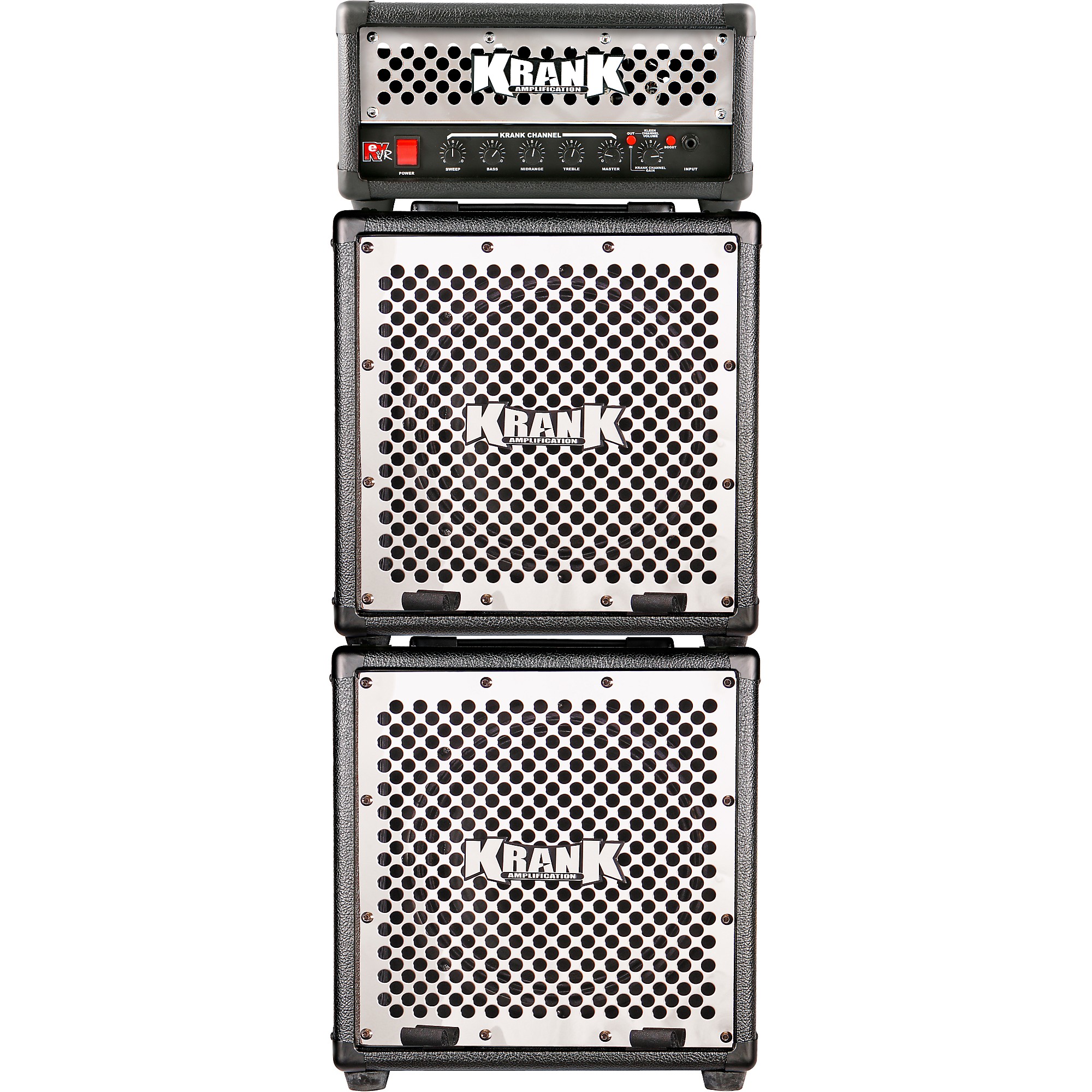 Krank # Krank Rev Jr Standard Full Stack Blk/Chrm | Guitar Center