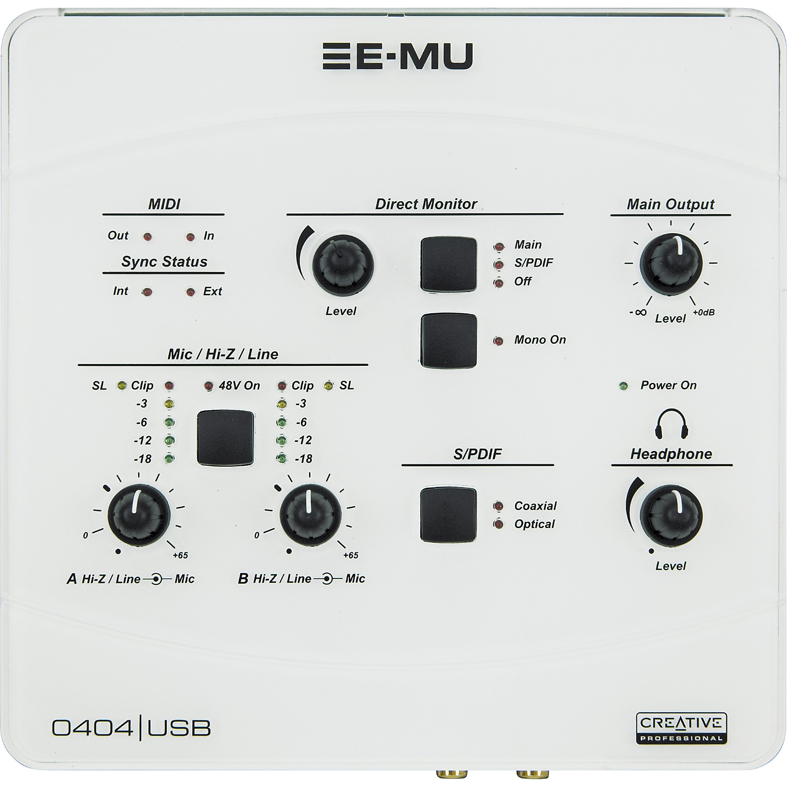 hver dag ødemark bidragyder Open Box E-mu 0404 USB 2.0 Recording Interface Level 1 | Guitar Center