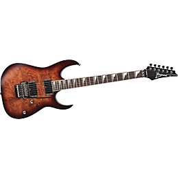 Ibanez RG420 Electric Guitar Flat Natural Brown Burst Cinnamon Top
