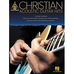 Hal Leonard CHRISTIAN ACOUSTIC GUITAR HITS GUITAR TAB SONGBOOK