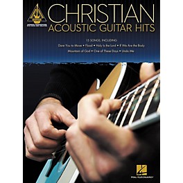 Hal Leonard CHRISTIAN ACOUSTIC GUITAR HITS GUITAR TAB SONGBOOK