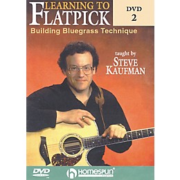 Homespun Learning to Flatpick DVD 2 - Building Bluegrass Technique (DVD)