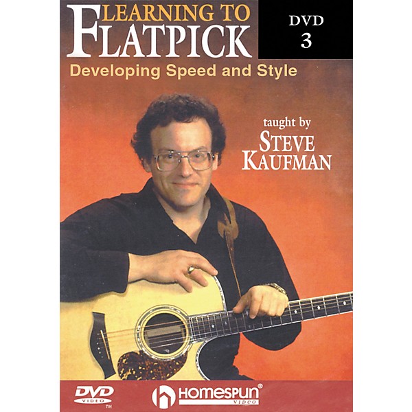 Homespun Learning to Flatpick DVD 3 - Developing Speed and Style (DVD)