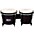 Toca Synergy Series Bongo Set Blue Toca Synergy Series Bongo Set Transparent Black