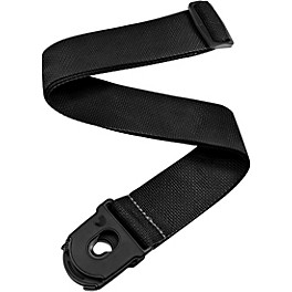 D'Addario 2" Polypropylene Planet Lock Guitar Strap Black