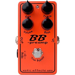 Clearance Xotic BB Preamp Overdrive Guitar Effects Pedal